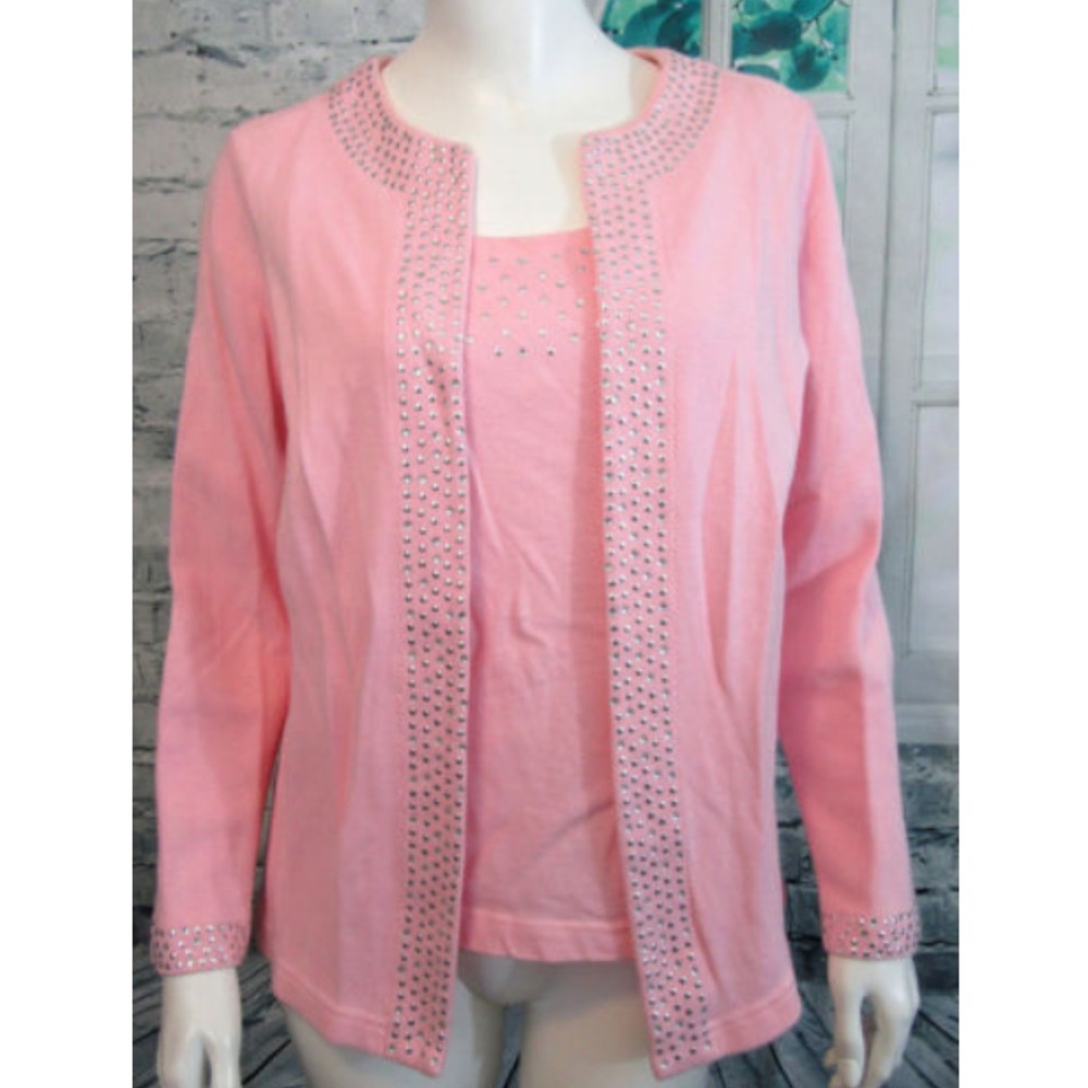Quacker Factory Layered Look Sweater